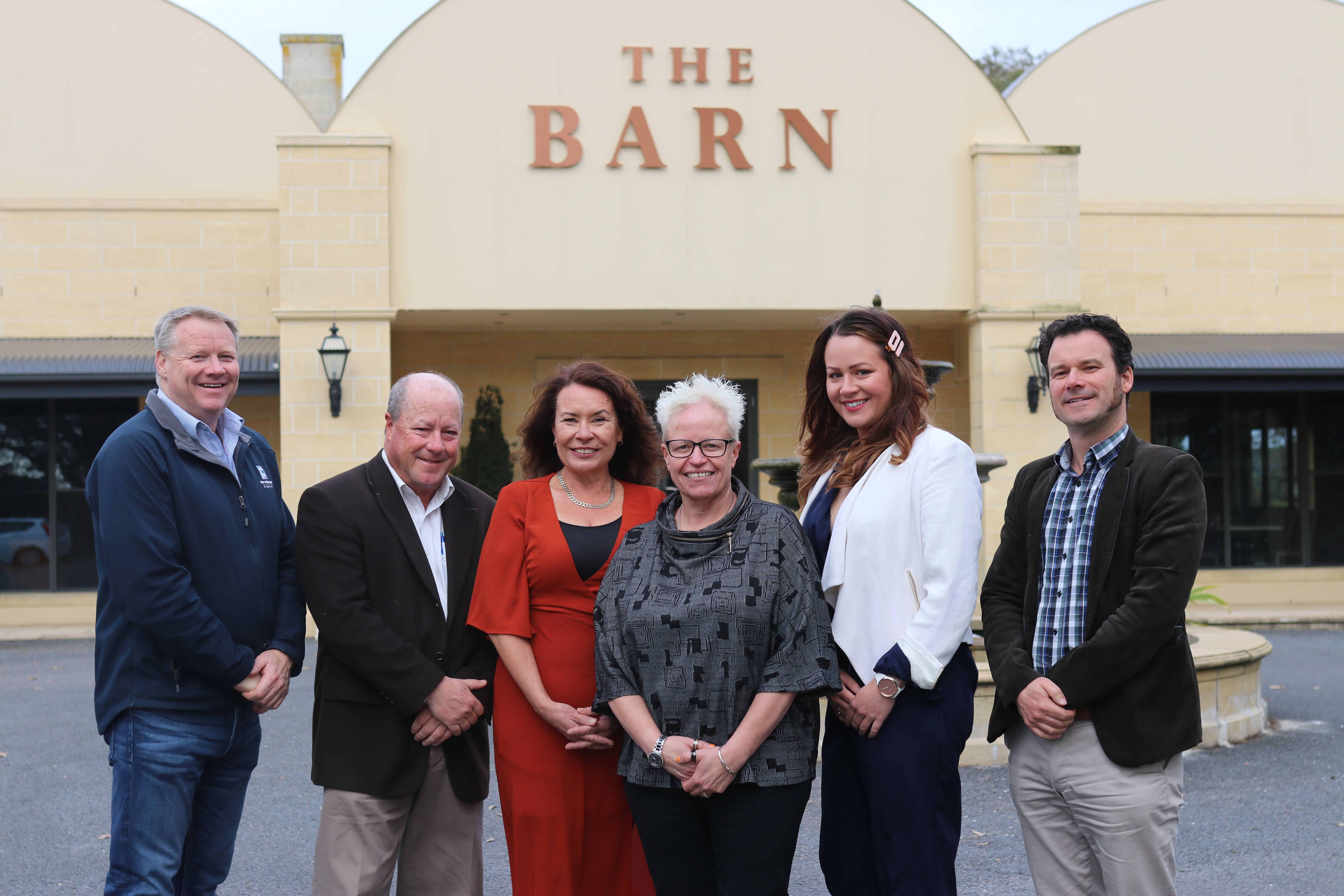 COMMUNITY FOCUS: Support Homeless People Luncheon chairman Barry Stafford, committee members Robin Reid, Anne Hinkly-Tyler, Di Ind and Astyn Reid and ac.care marketing and communications manager Jason Wallace launch the 2020 program.