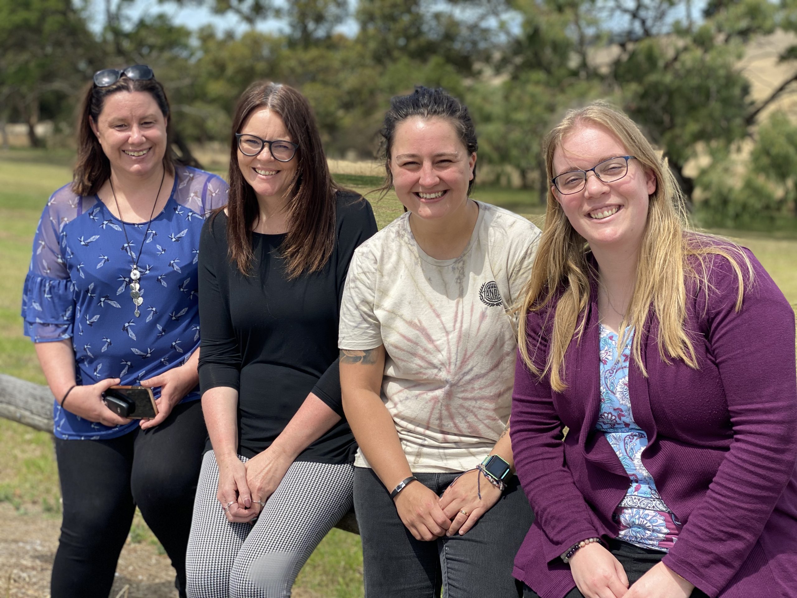 JOIN US TO CARE FOR YOUNG PEOPLE: Mount Gambier residential care home house supervisors Sherri Winter, Lynne Lambert, Maddy Fry and Caroll Saunders are leading a recruitment campaign to attract more residential care workers to support young people.
