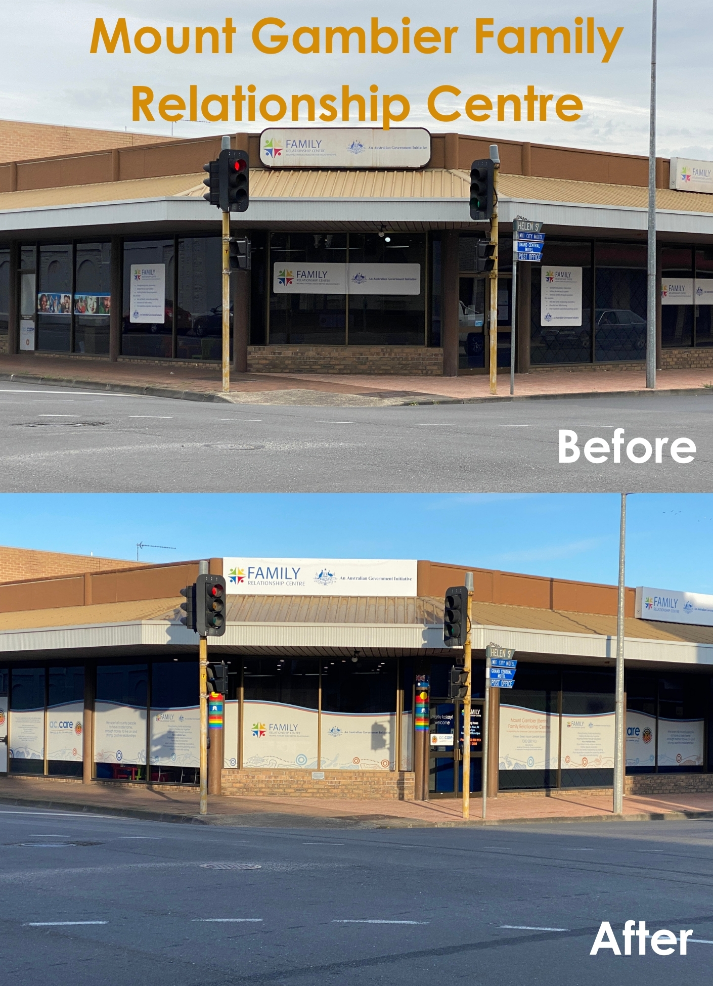 MGFRC before and after front