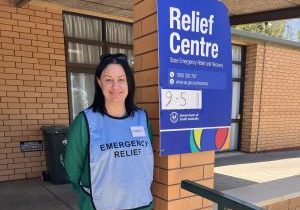 CHANGE OF ROLE: ac.care Limestone Coast foster care service manager Sherri Winter spent three weeks supporting flood-affected residents in the Riverland.
